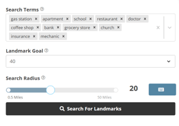 settings landmarks